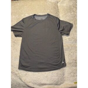 Vively Mens XL Gray Active Performance Short Sleeve T-Shirt Recycled Polyester
